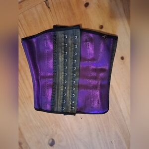 Purple and Black Corset